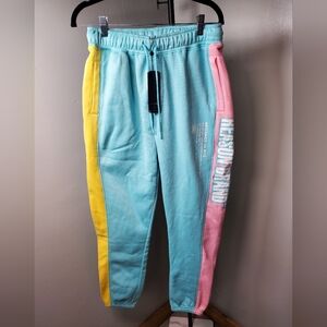 Reason Kids Blue, Pink, and Yellow Joggers